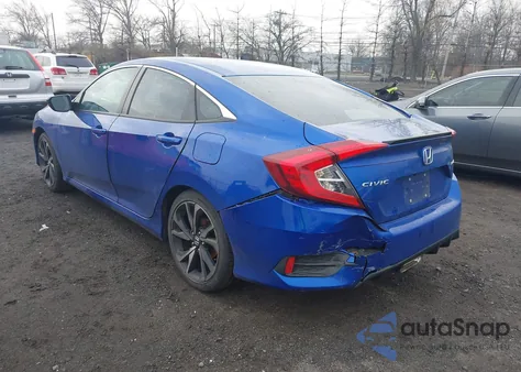 2020 Honda Civic Sport from USA, damaged, VIN 2HGFC2F87LH546581